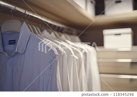Home image: A neat and tidy closet 118345298