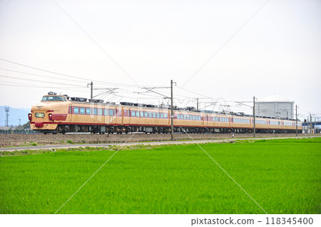 Hokuriku Main Line Maruoka - Awara Onsen JR West 489 series H01 formation (Kanazawa) Hokuriku Main Line Maruoka - Awara Onsen JR West 489 series H01 formation (Kanazawa) 118345400