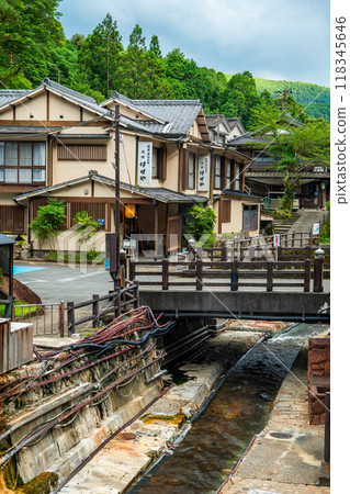 Yunomine onsen Yuzutsu, onsen village in Wakayama, Japan Yunomine onsen Yuzutsu, onsen village in Wakayama, Japan 118345646
