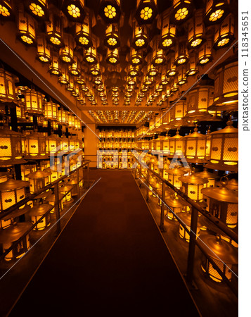 Torodo Hall, the Hall of Lanterns, in Okunoin, Wakayama, Japan Torodo Hall, the Hall of Lanterns, in Okunoin, Wakayama, Japan 118345651