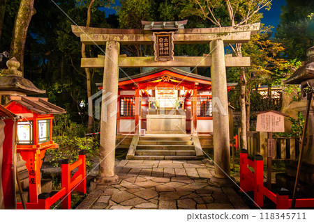 Yasaka Jinja shrine in Kyoto, Japan Yasaka Jinja shrine in Kyoto, Japan 118345711