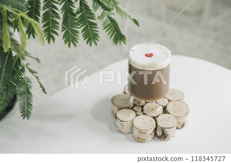 咖啡拿鐵咖啡 118345727