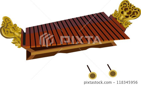 Javanese Xylophone Music Instrument 118345956
