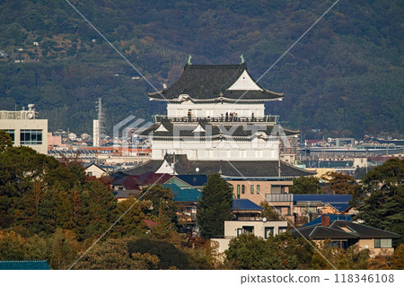 神奈川縣/石垣山一屋城（石垣山城/石垣山一屋城歷史公園） 從半山腰看到的小田原城及週邊景色 118346108