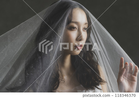 Woman in wedding dress Woman in wedding dress 118346370