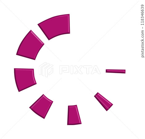 Loading bar icon template Loading bar icon template 118346639