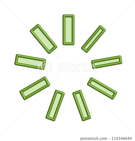 Loading bar icon template 118346644