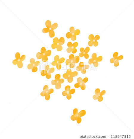 水彩風格桂花素材 水彩風格桂花素材 118347315