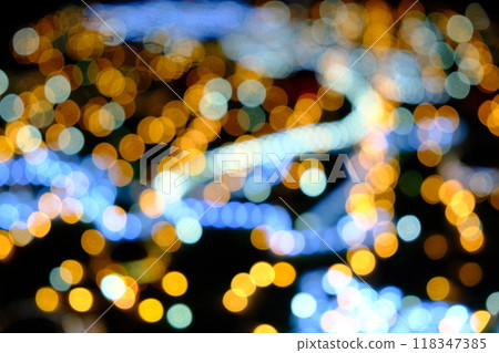 Illumination bokeh image material 118347385