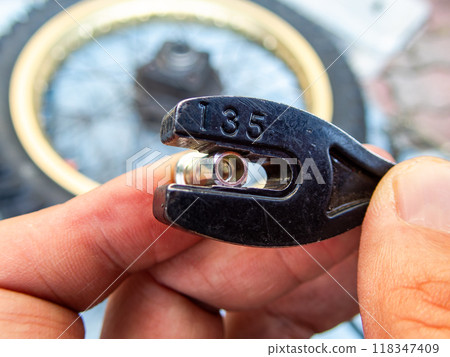 Motorcycle repair: turning nipples Motorcycle repair: turning nipples 118347409