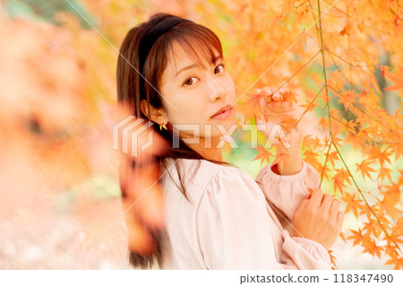 Beautiful Japanese women 118347490