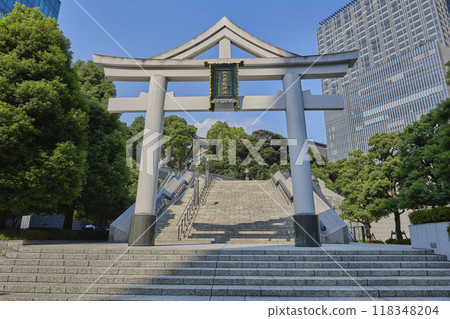 永田町山王日惠神社大鳥居 永田町山王日惠神社大鳥居 118348204