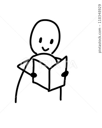 一個人讀書的鬆散插圖 118348929