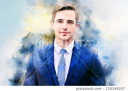 穿著西裝的男人 穿著西裝的男人 118349207