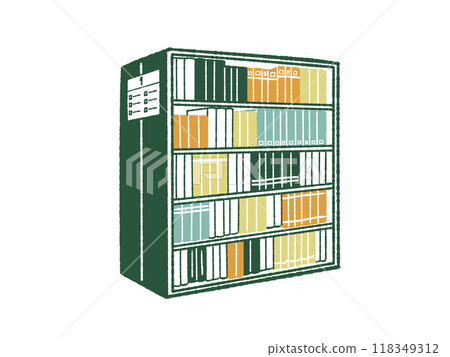 Library shelves - 4 colors 118349312