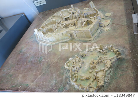 馬耳他世界遺產博物館內的巨石寺廟模型 118349847