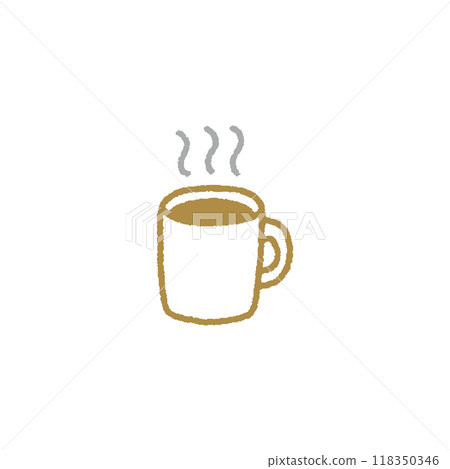 Coffee handwritten simple illustration Coffee handwritten simple illustration 118350346