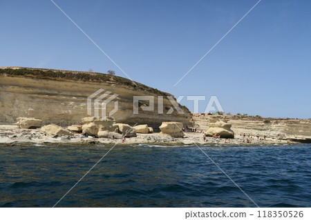 從馬耳他馬爾薩什洛克出發的海岸線巡遊 118350526