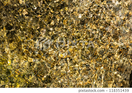 Transparent water surface 118351439