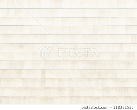 Horizontal background image of a light white grained, scaled wooden exterior wall Horizontal background image of a light white grained, scaled wooden exterior wall 118351533