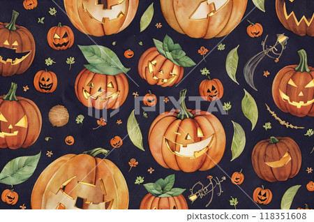 萬聖節南瓜 118351608