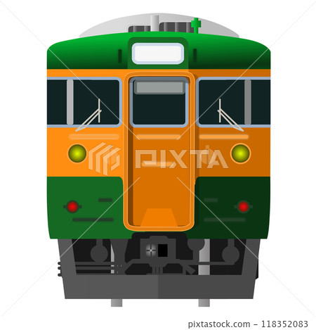 JNR 115系列列車-湘南顏色:鐵路圖標 JNR 115系列列車-湘南顏色:鐵路圖標 118352083