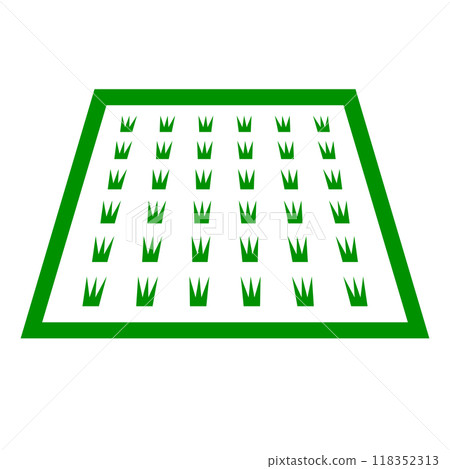 Rice fields and farms 118352313
