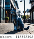 我在街角遇到的一隻藍毛貓 118352398