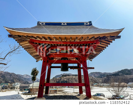 Bell Tower in Early Spring ~Gokurairi Thirty-three Kannon Bodhisattva~ 118352412