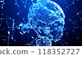 Global connection digital abstract background 118352727