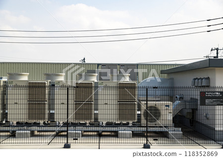 室內停車場空調室外機 室內停車場空調室外機 118352869