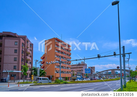 From Route 19 (Tsurukawa-kaido) near the Inagi Tamagawahara intersection in Yanoguchi, Inagi City, Tokyo, heading southwest (to the Yanoguchi Station East intersection) 118353016
