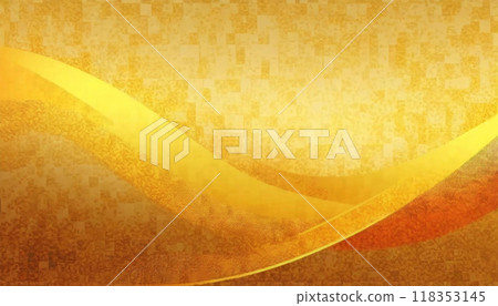 具有金色漸變背景和金箔的背景圖像 118353145