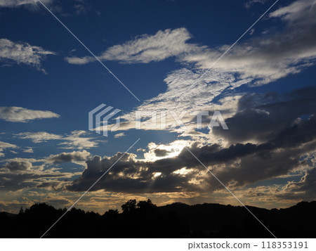 美妙的日落風景 美妙的日落風景 118353191