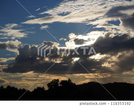 Fantastic sunset scenery Fantastic sunset scenery 118353192