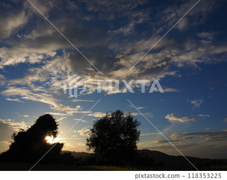 Fantastic sunset scenery Fantastic sunset scenery 118353225