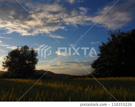 Fantastic sunset scenery Fantastic sunset scenery 118353226