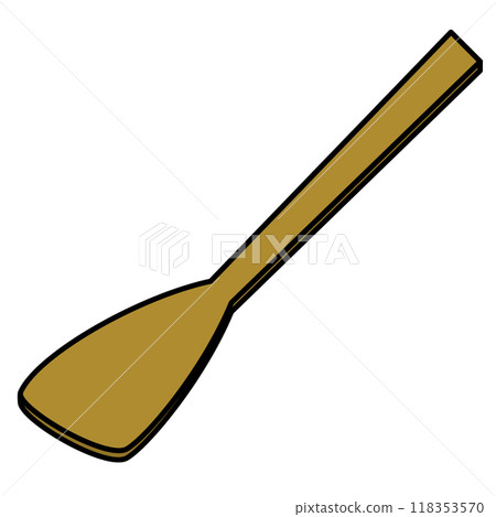 Illustration of a turner, a cooking utensil 118353570