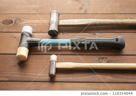 Well-used hammers Well-used hammers 118354044