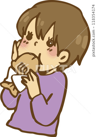 Girl who eats bake 118354174