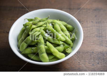 煮熟的毛豆 118354869