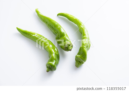 Fresh Manganji peppers Fresh Manganji peppers 118355017
