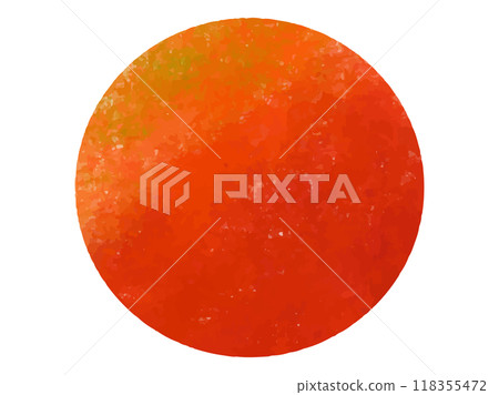 Simple red circle, single frame, circle 118355472