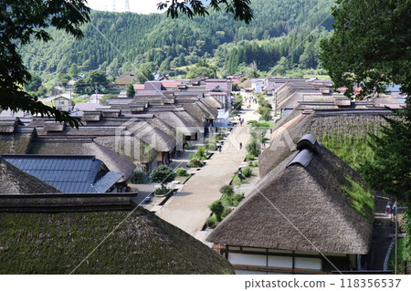 充滿江戶風格的會津人氣觀光景點大內宿 118356537