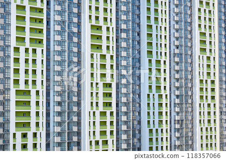 New building. Residential multi apartment multi storey building New building. Residential multi apartment multi storey building 118357066