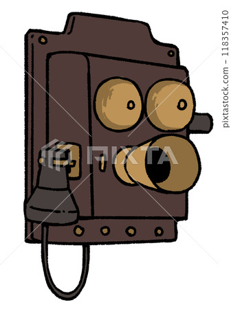 Retro phone 118357410