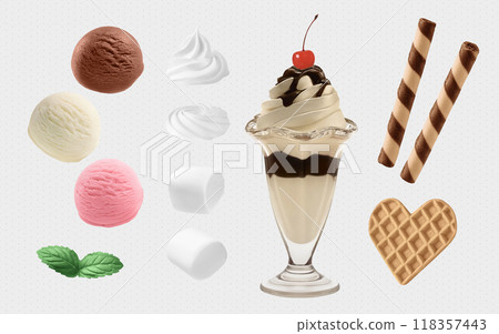 treat, garnish, marshmallow 118357443
