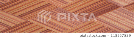 Interwoven mahogany strips reveal a rich tapestry of burnt sienna and copper, artfully aligned in a herringbone allure Interwoven mahogany strips reveal a rich tapestry of burnt sienna and copper, artfully aligned in a herringbone allure 118357829