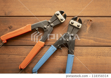 A well-used cutting tool, the handy cutter A well-used cutting tool, the handy cutter 118358314