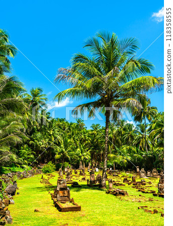 Cemetery on Ile Saint Joseph - Salvation Islands in French Guiana, South America 118358555